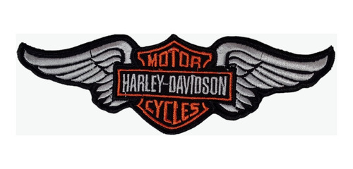 Bordado Alas Harley Davidson 19cm 