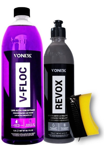 Revox V-floc Pretinho Shampoo Selante Pneus 