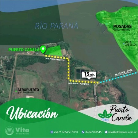 Imagen 2 de 12 de Terrenos En Venta -puerto Canela -posadas