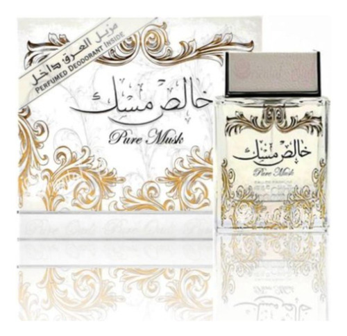 Pure Musk 100ml Unisex Lattafa Edp 2pcs Con Desodorantes