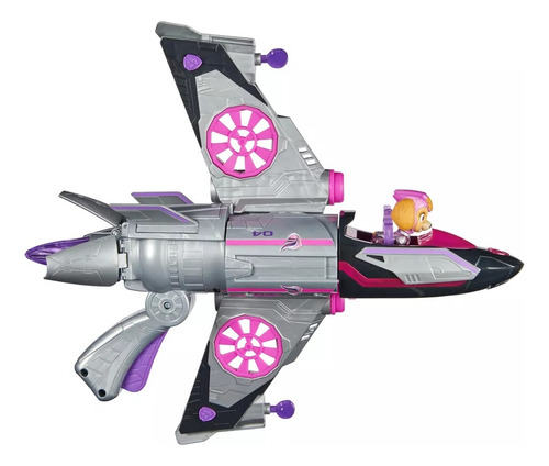 Paw Patrol La Pelicula Skye Jet De Rescate Lanza Proyectil