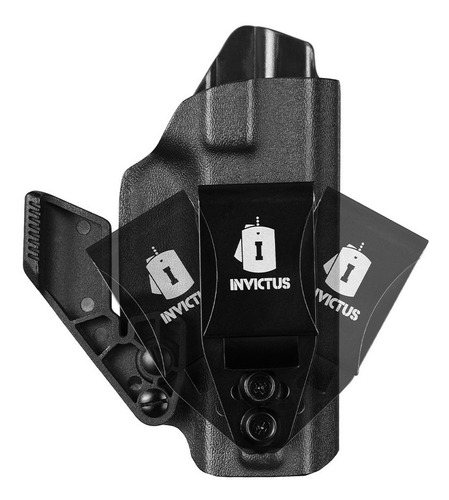 Coldre Velado Kydex Invictus Glock Compact = G19 G23 G25