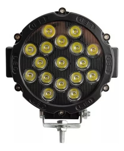 Foco Led Neblinero 17 Led 51w Offroad Autos