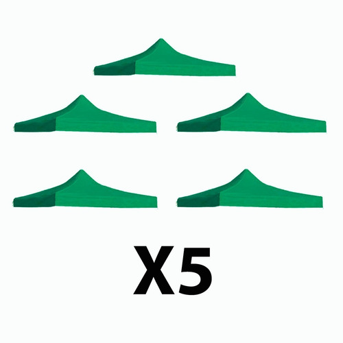 5 Repuestos Lona Para Toldo 3x3 (2.9x2.9m) Impermeable Dasel