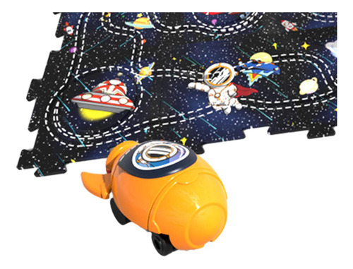 Puzzle Tracks Set Regalos Del Día De Tema Espacial 8 Piezas