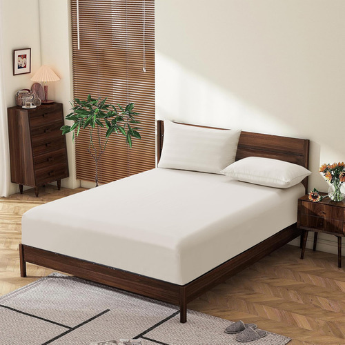 Sábana Ajustable King Size 100% Algodón Egipcio 600 Hilos,