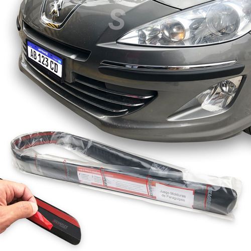 Gomas Proteccion Paragolpes Peugeot 408 2015/2020 Silvaflex