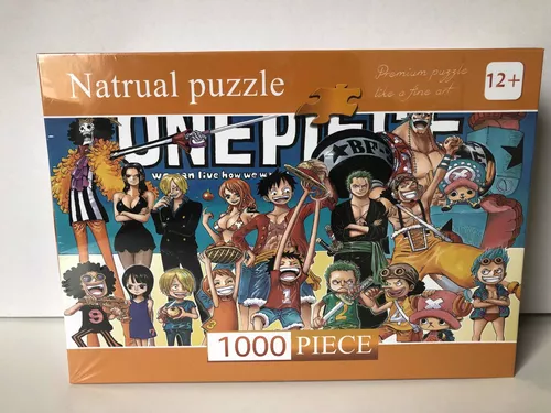 Quebra-cabeça Anime One Piece 1000 PCS Desafie suas habilidades de quebra- cabeça, montagem precisa, adequado para entusiastas de quebra-cabeças em  momentos de lazer!