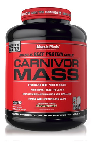 Proteina Musclemeds Carnivor Mass 6lb