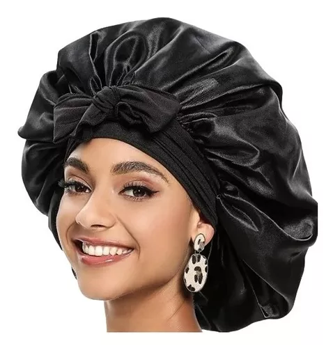 GENERICO Gorro de satín para cabello rizado ondulado método curly