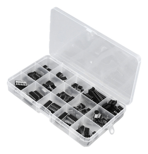 Kit De Chips Ic, 100 Unidades, 12 Tipos De Chips Amplificado
