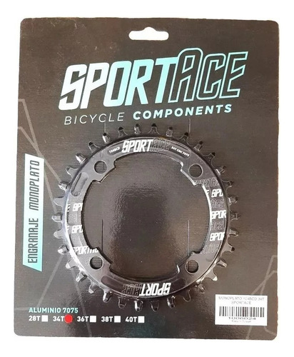 Monoplato 104 Bcd 34t Sportace - Ciclismo Salas