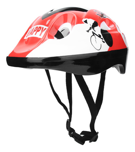 Casco De Ciclismo De Espuma Roja Para Niños, Patinaje Y Pati