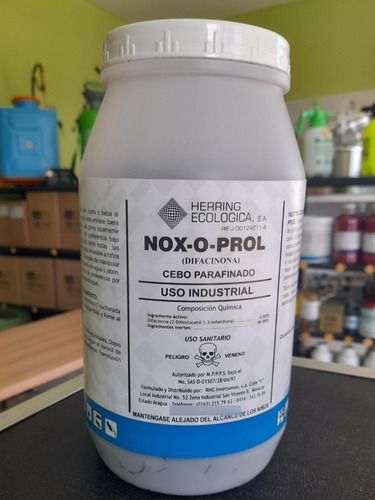 Rodenticida Nox-o-prol Bloques Parafinados 1 Kilo