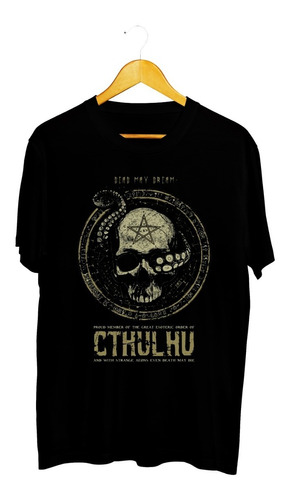 Playera Libros Lovecraft Cthulhu Diseño 39 Playeras Beloma