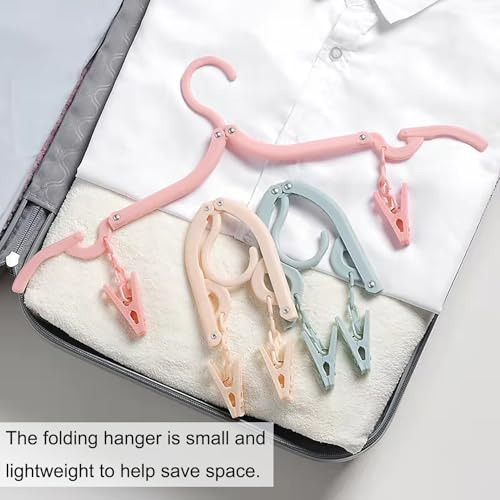 12 Perchas Plegables De Viaje, Perchas De Ropa Plegables De