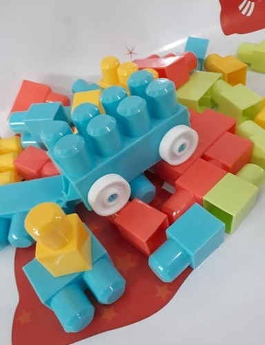Imagen 6 de 6 de Bolso Con Blocks Didácticos X 42 Piezas Duravit