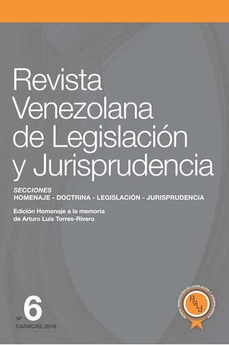Libro: Revista Venezolana De Legislación Y Jurisprudencia N°