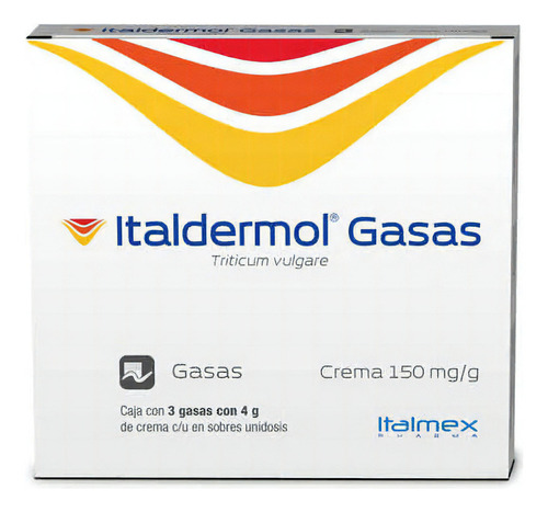 Italdermol Gasas 10cm X 10cm Con 3pz.