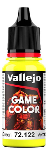 Tinta Vallejo Game Color New Verde Bile Green 72.122 18ml