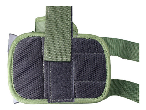 Coldre De Perna Modular Militar Tático Com Regulagem Verde