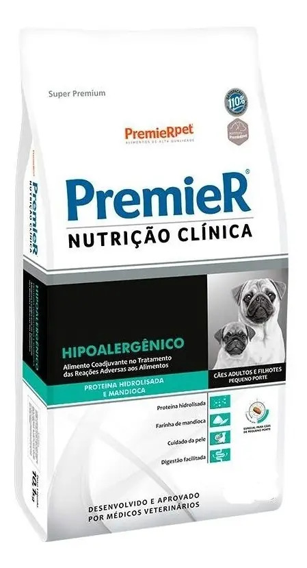 Ração Seca Premier Cão Adulto Raça Pequena Hipoalergênico 2 Kg