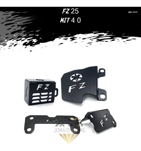 Kit 4 0 Partes Lujo Lujos Moto Fz 25