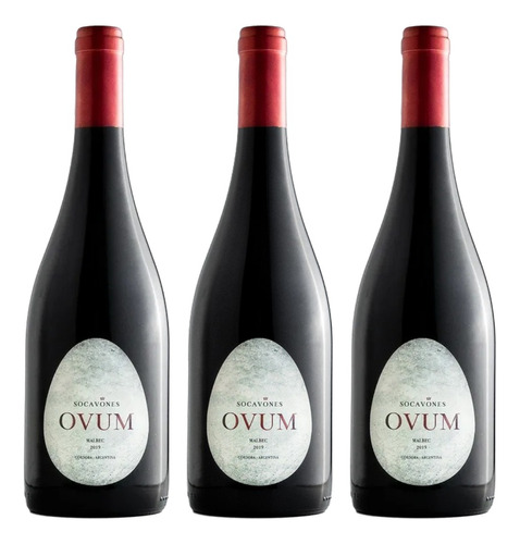 Vino Ovum Malbec X 3 Unidades X 750cc De Córdoba 