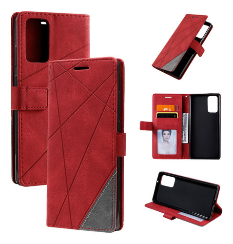 Funda Para Teléfono Oppo Find X2 Lite/k7/realme X7 Pro Ultra Wallet De Piel Sintética Con Ranura Para Tarjetas, Soporte