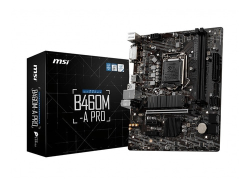 Imagen 1 de 7 de Motherboard Msi B460m-a Pro Intel 1200 10ma Generación B460