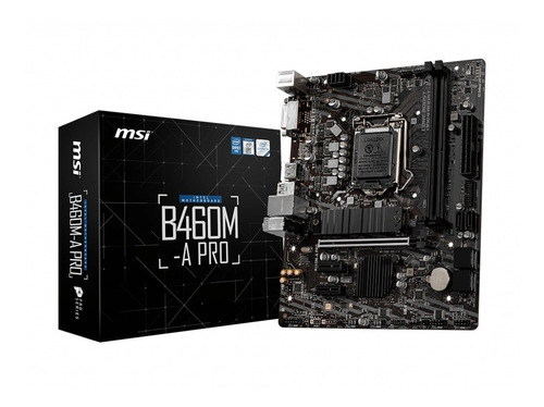 Motherboard Msi B460m-a Pro Intel 1200 10ma Generación B460