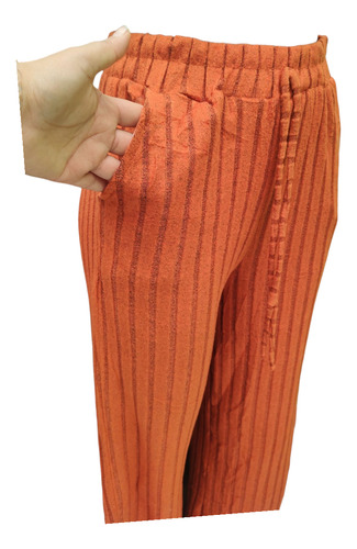 Leggin Pantalón Holgado Para Dama Con Bolsas