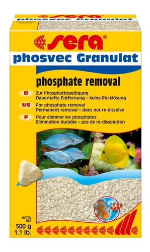 Removedor De Fosfato Phosvec Granulat 500g Sera