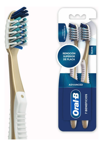 Pack 2 Cepillos Oral-b Prosalud 7 Beneficios 40s