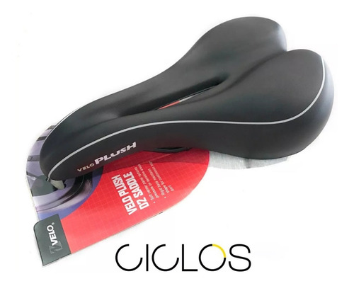 Imagen 2 de 3 de Asiento Velo Plush Mtb-sport D2 Prostático C/ Gel - Ciclos