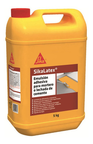 Imagen 1 de 2 de Sikalatex X 2 Lts Emulsión Adhesiva Para Mortero O Lechada
