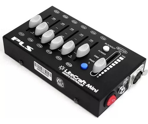 Consola Dmx De 12 Canales Pls Litecraft Mini Ideal Tacho Led