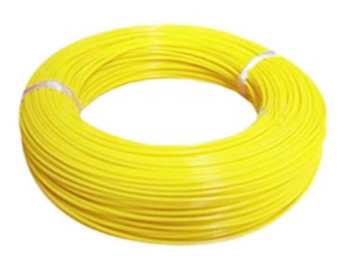 Fio Cabo Flexível 4mm Amarelo - 100 Metros