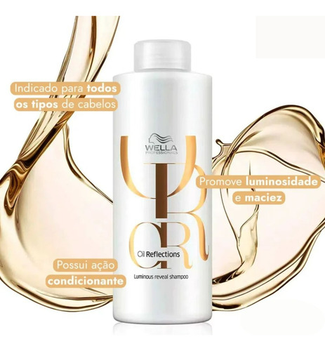 Wella Reflections Sh 250ml + Óleo 30ml + Másc 150ml