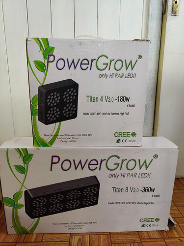 Led Cultivo Indoor Profesional  Xpecreetitan4 180w Powergrow