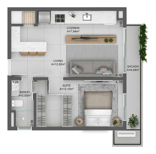 Imagem 24 de 30 de Apartamento À Venda No Bairro Cidade Baixa - Porto Alegre/rs - O-25294-41767