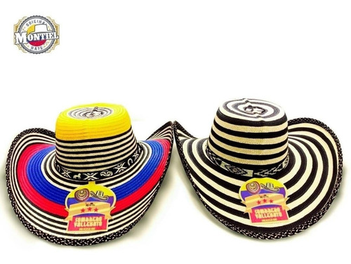 Sombrero Tradicional Colombiano Fibras Sinteticas