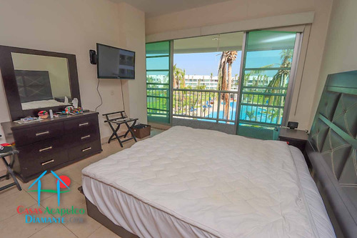 Cad Mayan Lakes 3 302. Terraza Con Vista A Los Jardines Y Albercas