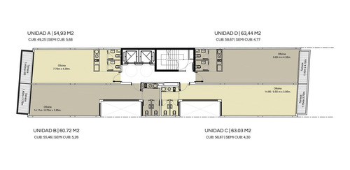 Imagen 12 de 12 de Oficina Venta 55 M2 Palermo Chico A Estrenar