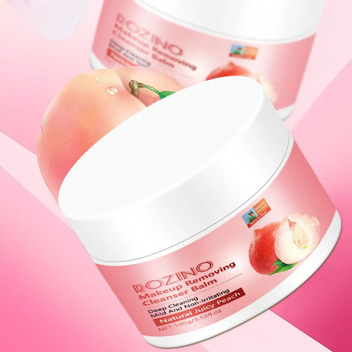 Bálsamo Removedor De Maquiagem F Peach, Limpador, Suave E Nã
