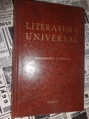 Literatura Universal Renacimiento Y Barroco 9 / 10 - Gredos