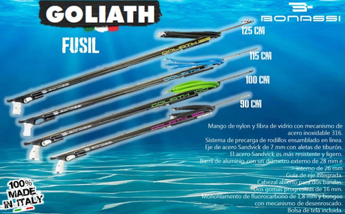 Arpon Italiano Bonassi Goliath 90 Cmts Pesca Submarina