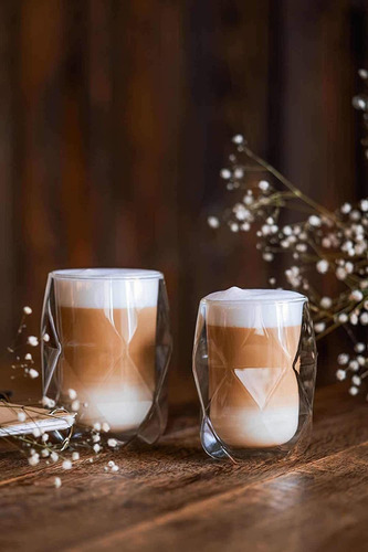 Taza De Café Aislante Btat, Doble Pared, Set De 4 X 350ml