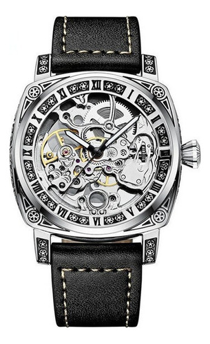 Reloj Luminoso Mecánico Tevise T894 Fashion Skeleton