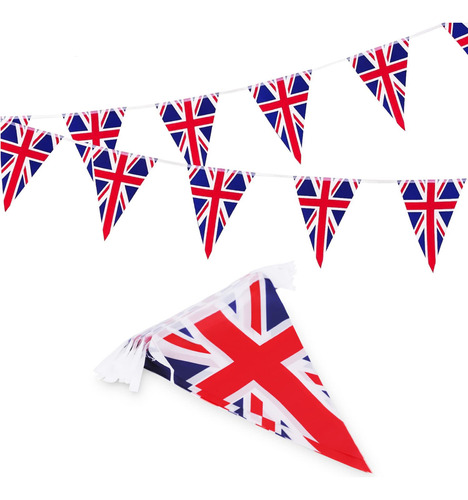 Banderines Tematicos De Reino Unido Con 25 Banderas Del Rein